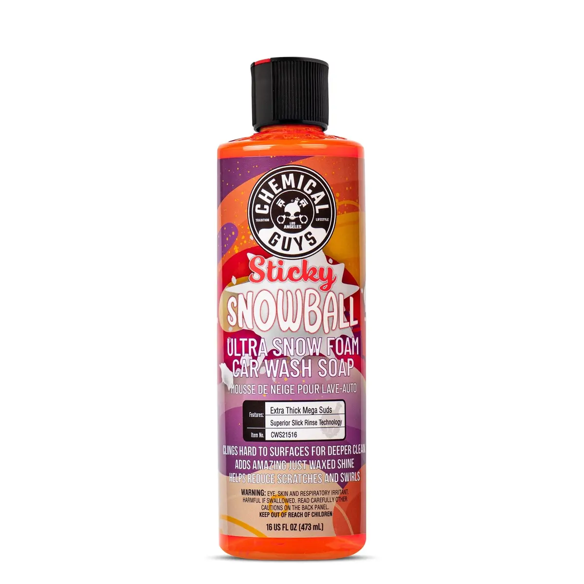 Chemical Guys Sticky Snowball Ultra Snow Foam Car Wash 1