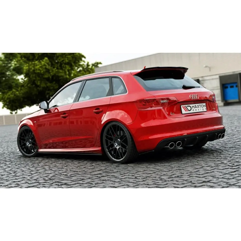 Maxton Design Rear Side Splitters (Rear Pods) Audi S3 8V Sportback 1