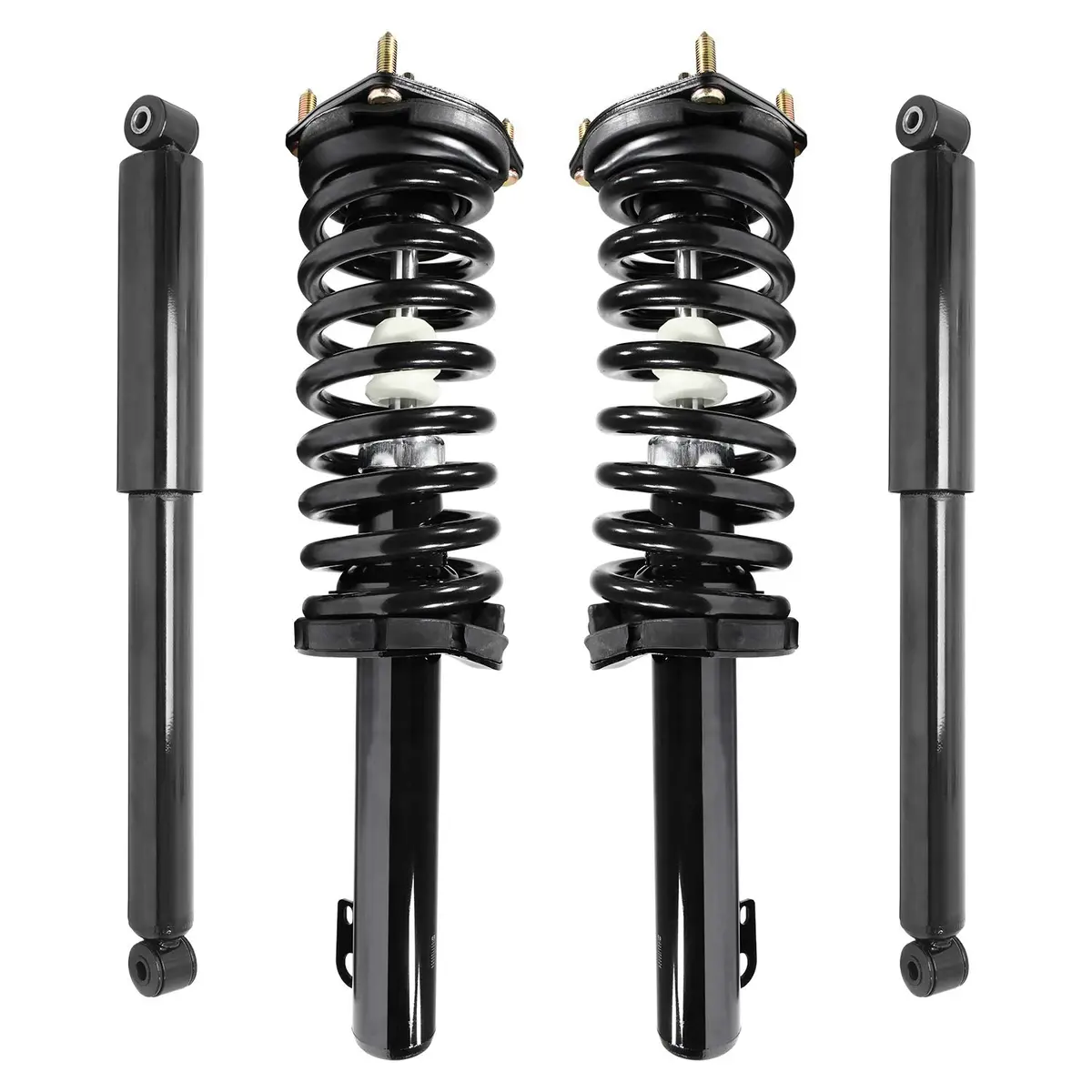 Unity 4-11211-259120-001 Front And Rear 4 Wheel Complete Strut Assembly With Gas Shock Kit 1