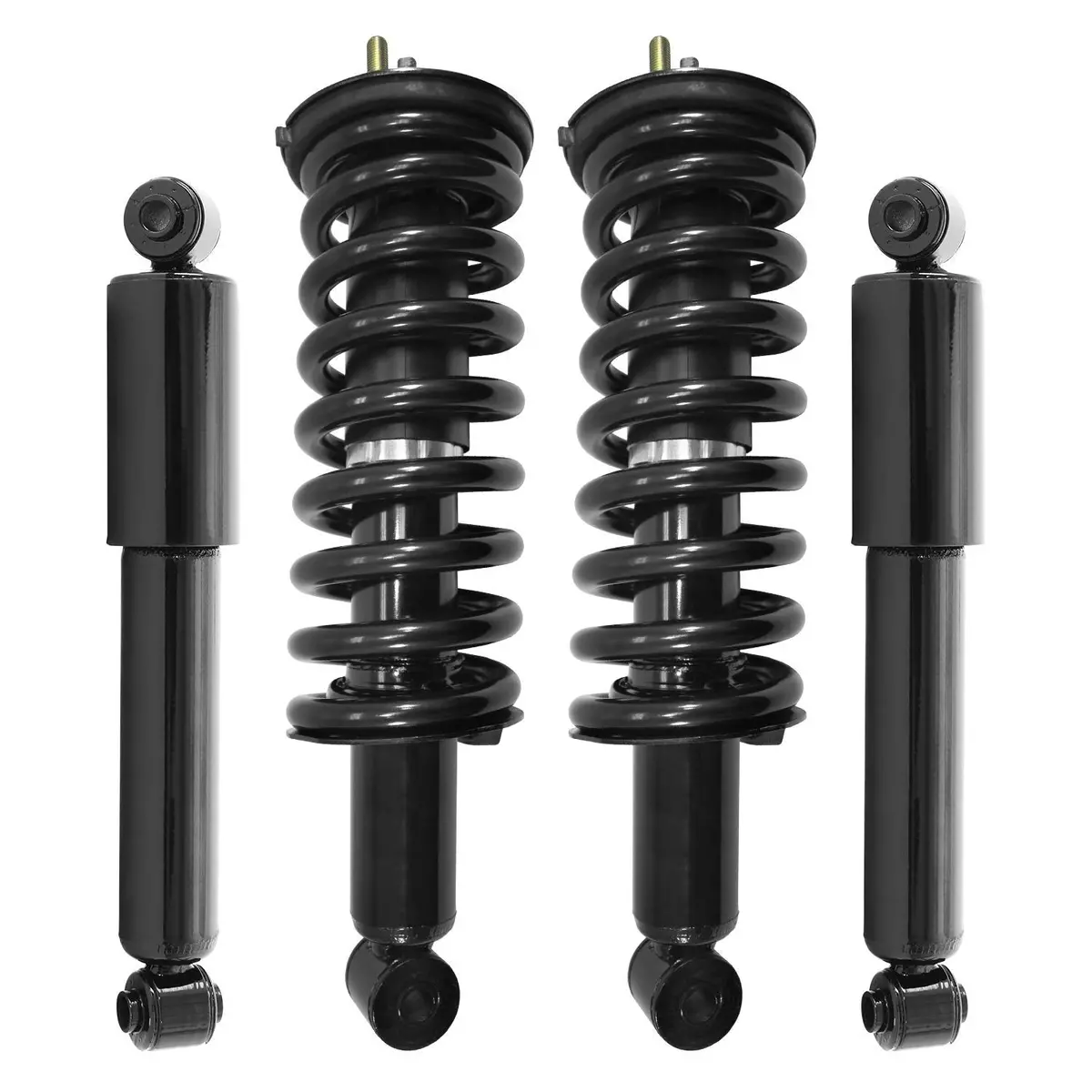 Unity 4-11290-255050-001 Front And Rear 4 Wheel Complete Strut Assembly With Gas Shock Kit 1