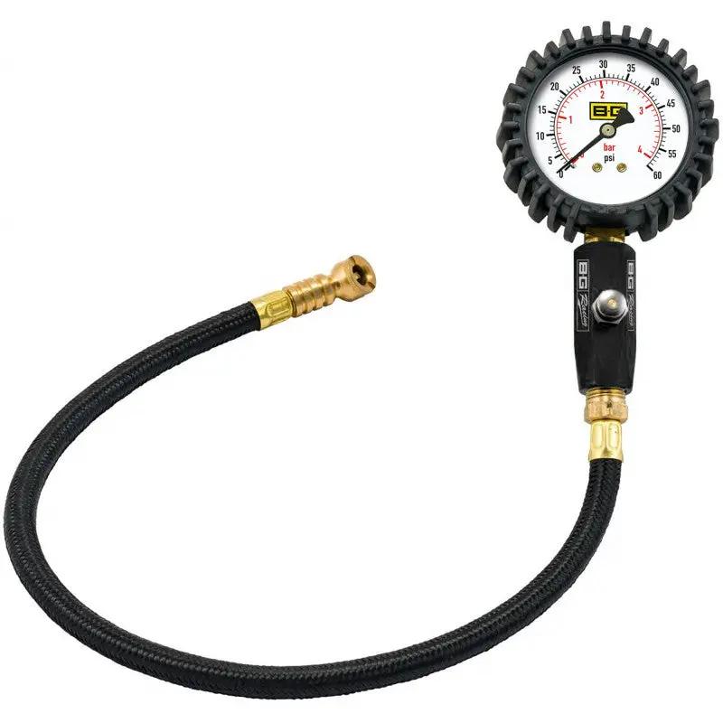 B-G Racing - 2.5 Inch Tyre Pressure Gauge - 0-60 Psi / 0-4 Bar 1