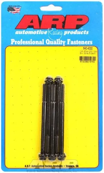 12-Point Black Oxide Bolt Kit (5-Pack) Ar640-4000 1