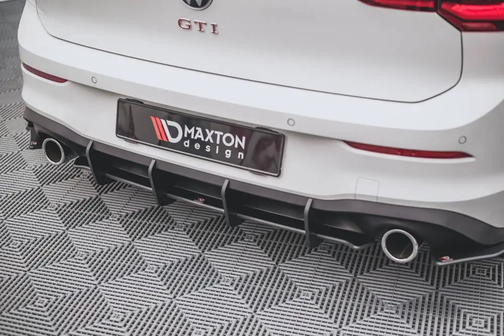 Maxton Design Racing Durability Rear Diffuser V.1 For Vw Golf Mk8 Gti 1