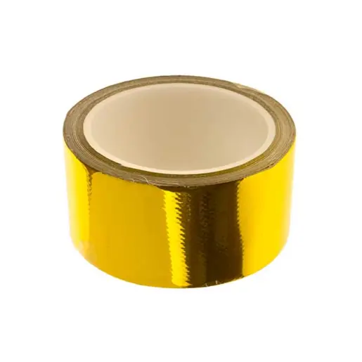 Motorsport Gold Reflective Adhesive Heatproof Tape 2" (50Mm) 1