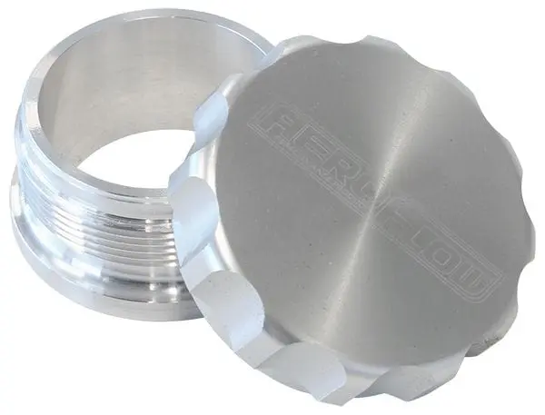 3-Inch Billet Aluminum Weld-On Fuel Filler Neck With Polished Silver Cap (Af460-48S) 1